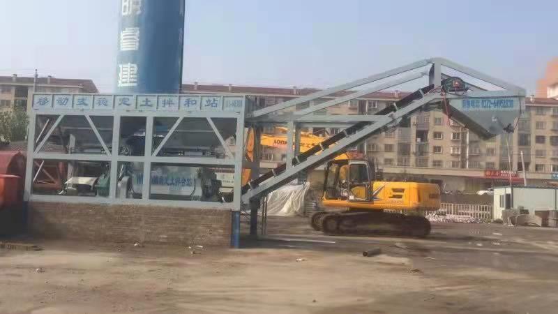 移動免基礎穩定土攪拌站